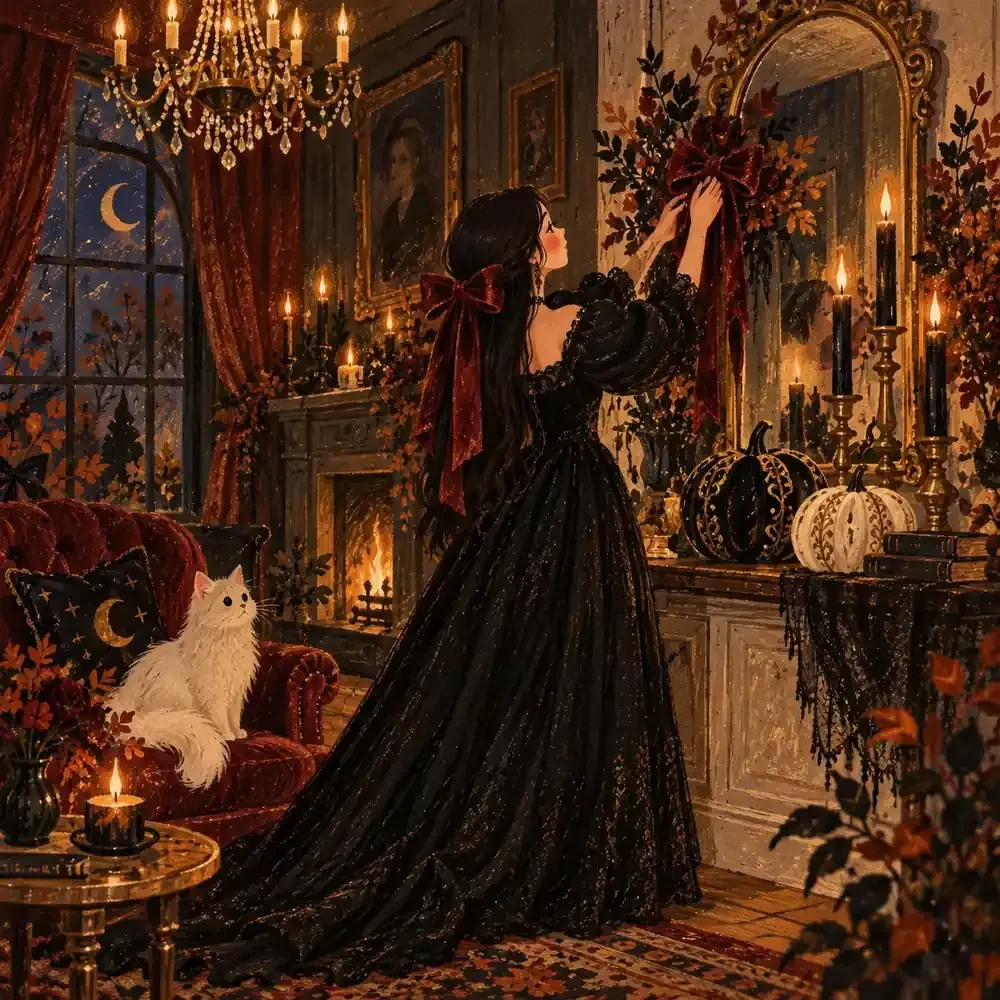 Glam Gothic Decor Checklist