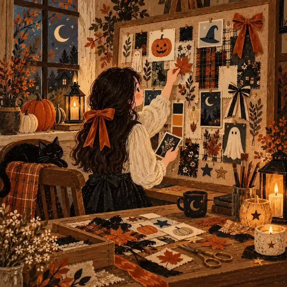 Halloween Mood Board Builder