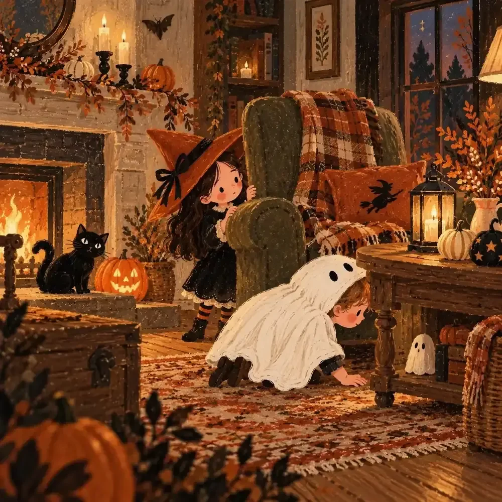 Halloween Decor Detective Game