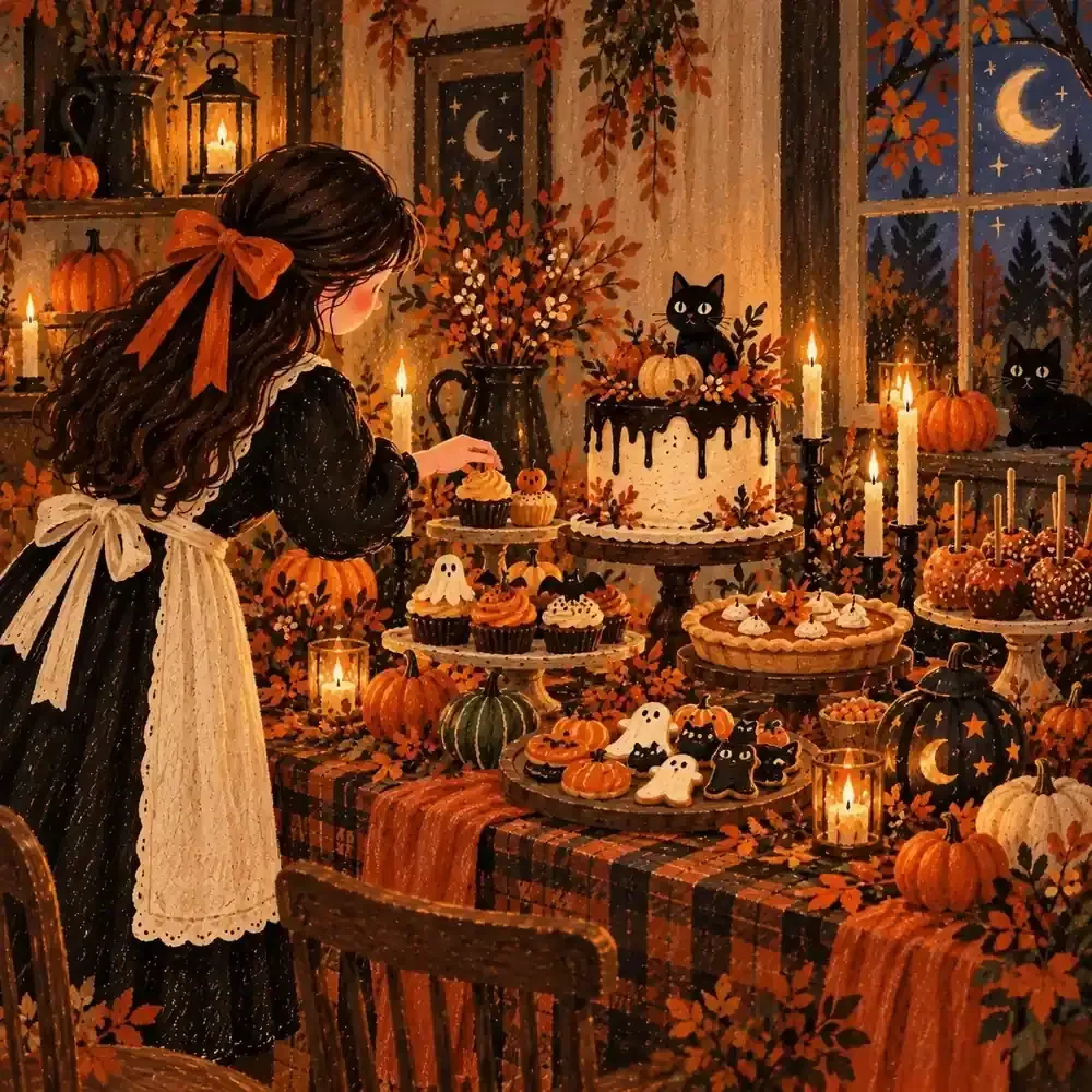 Spooky Dessert Table Planner