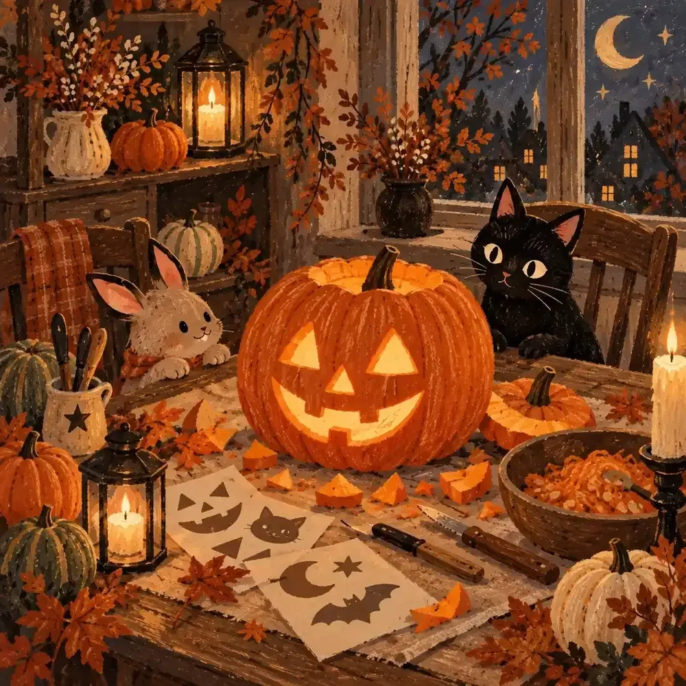 Pumpkin Carving Pattern Guide