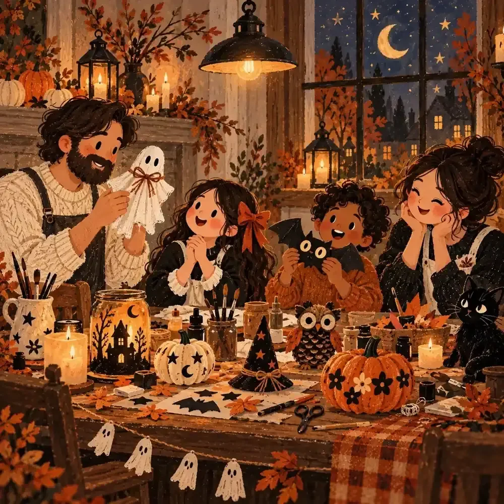 Halloween Craft Showdown Family Game