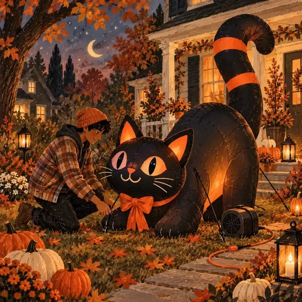 Halloween Inflatable Setup Guide