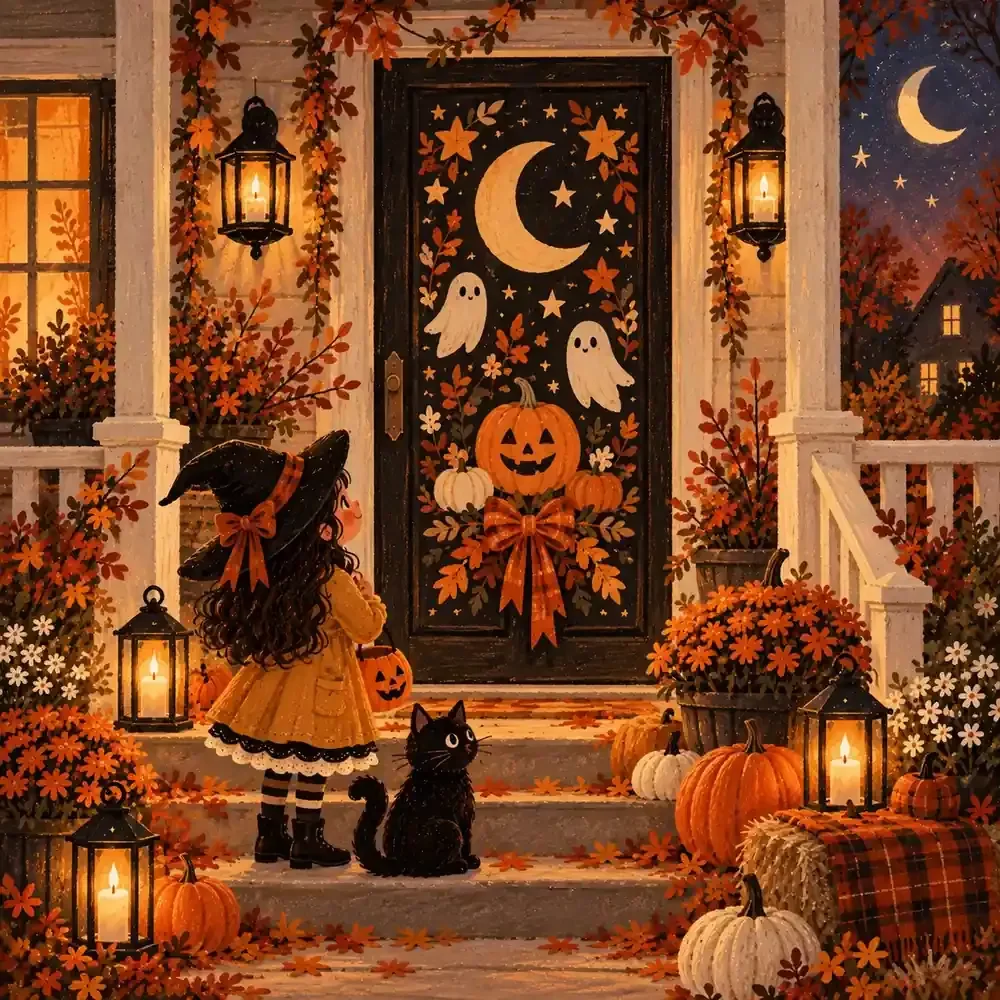 Halloween Door Cover Design Tool