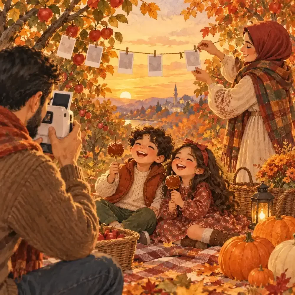 Family Adventure Memory Tracker for Halloween Season