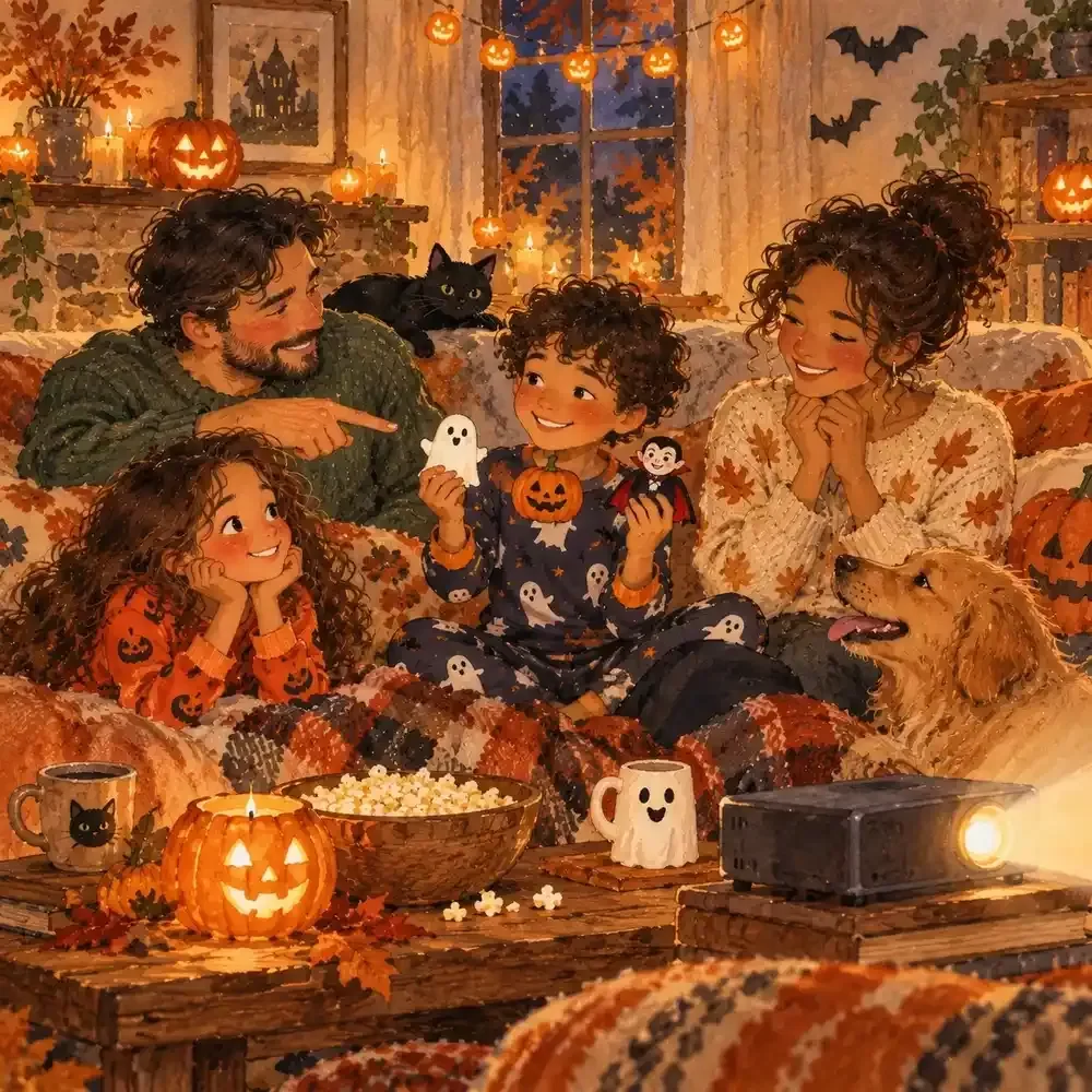 Storytelling Prompt Game for Halloween Family Night