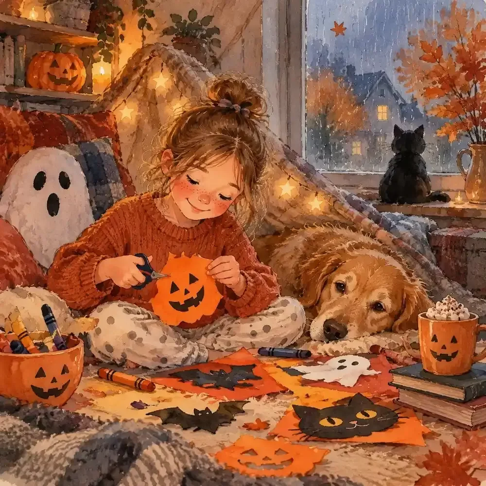 Rainy Day Activity Planner for Halloween Week