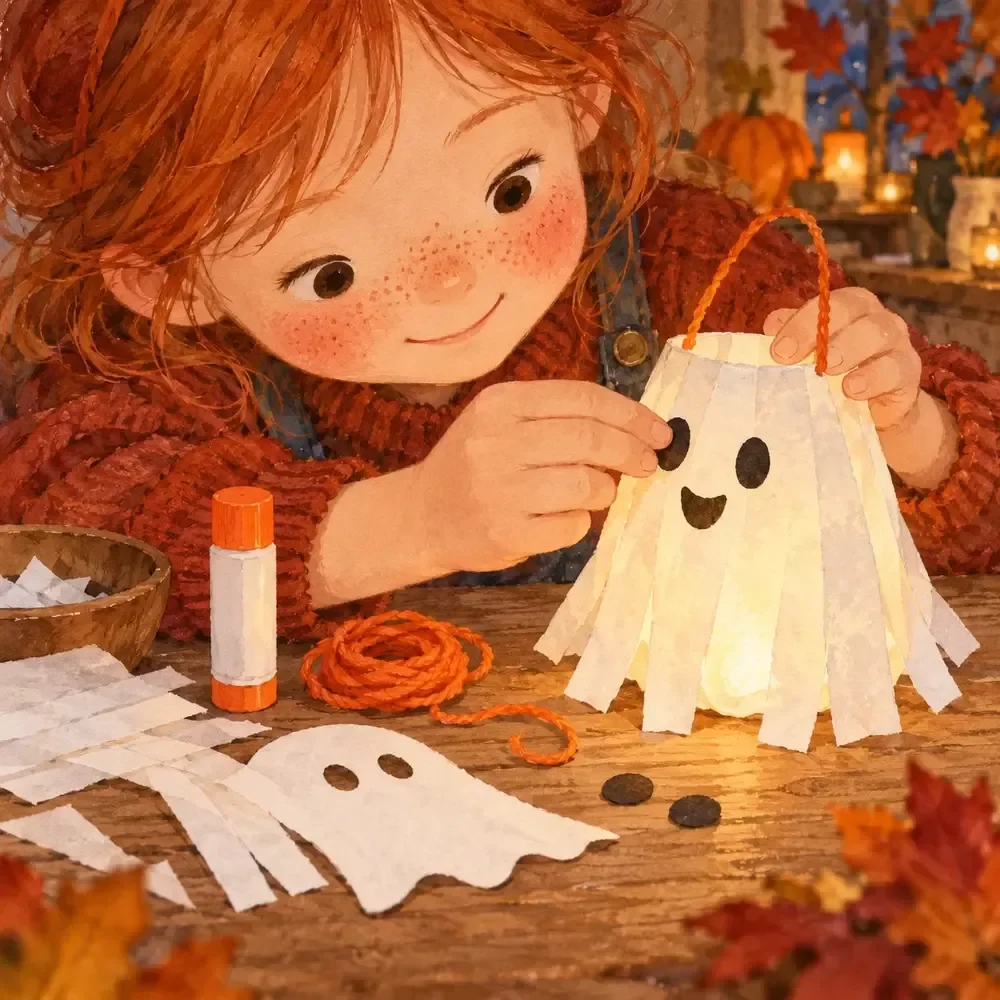 Step-by-Step Kids Craft Guide for Halloween