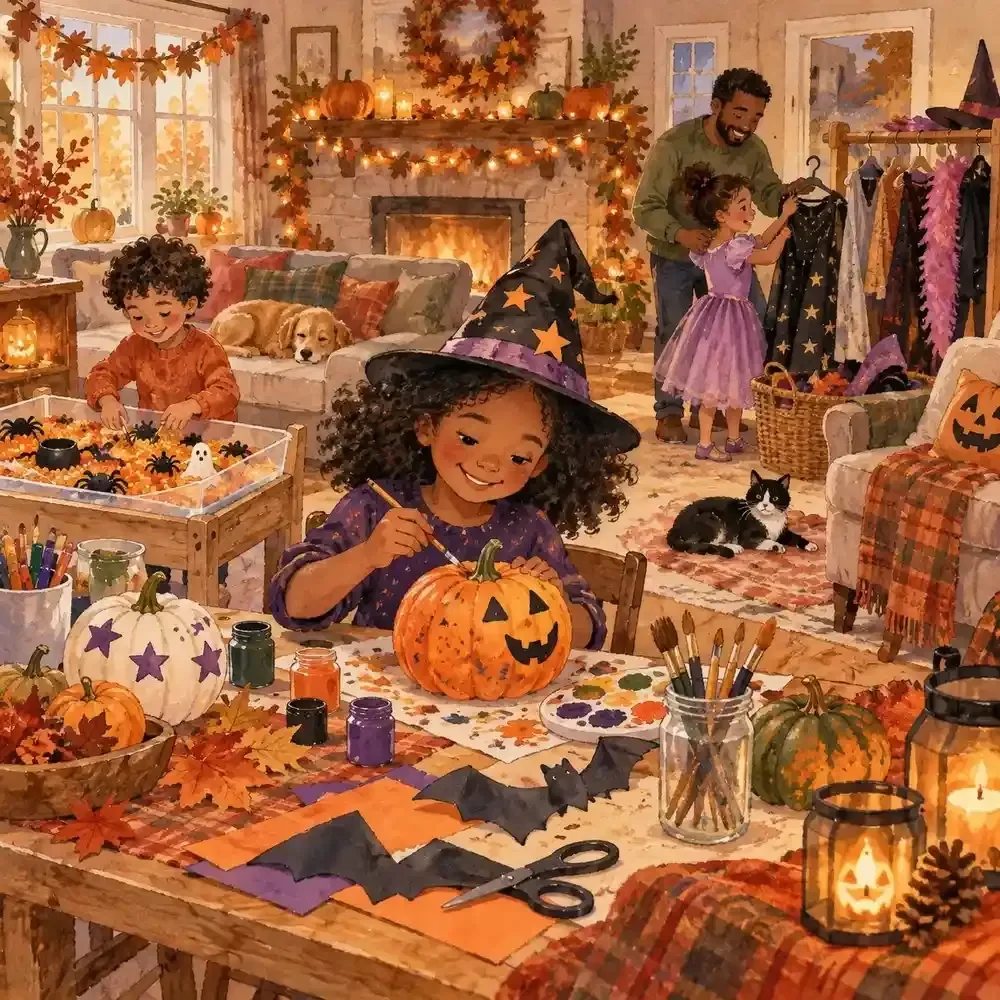 Kids Activity Center for Halloween Week