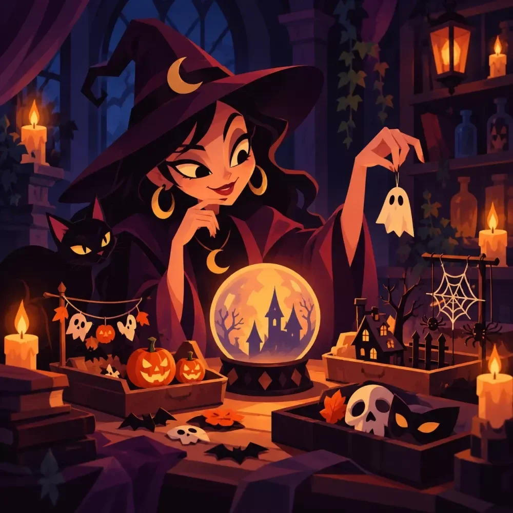 Spooky Decor Ideas Spinner for Halloween
