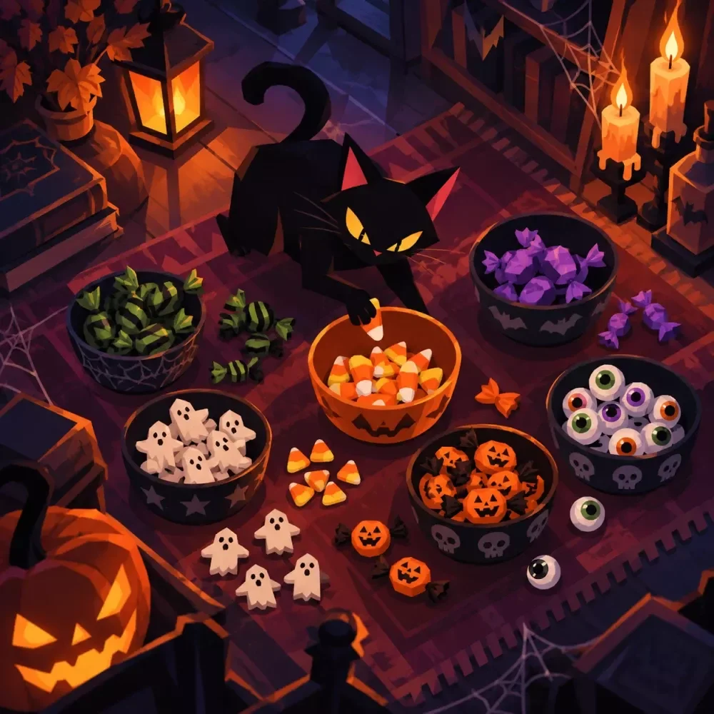 Spooky Candy Sorting Game