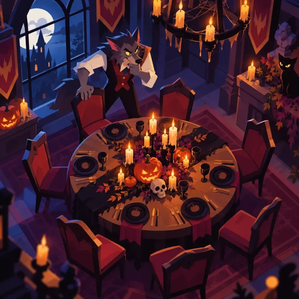 Halloween Table Seating Mix Planner
