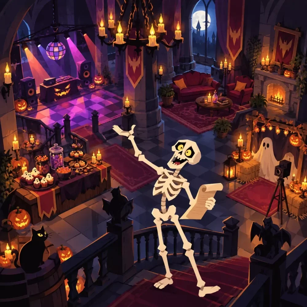 Halloween Party Zone Planner