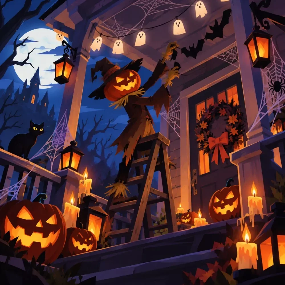 Haunted Porch Decor Checklist