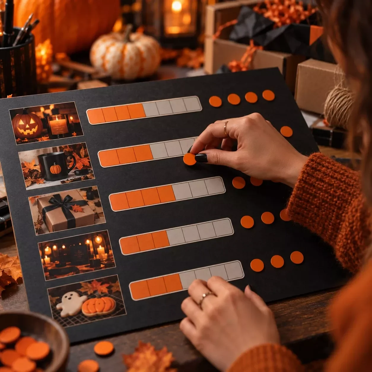 Campaign Progress Tracker for Halloween Marketing
