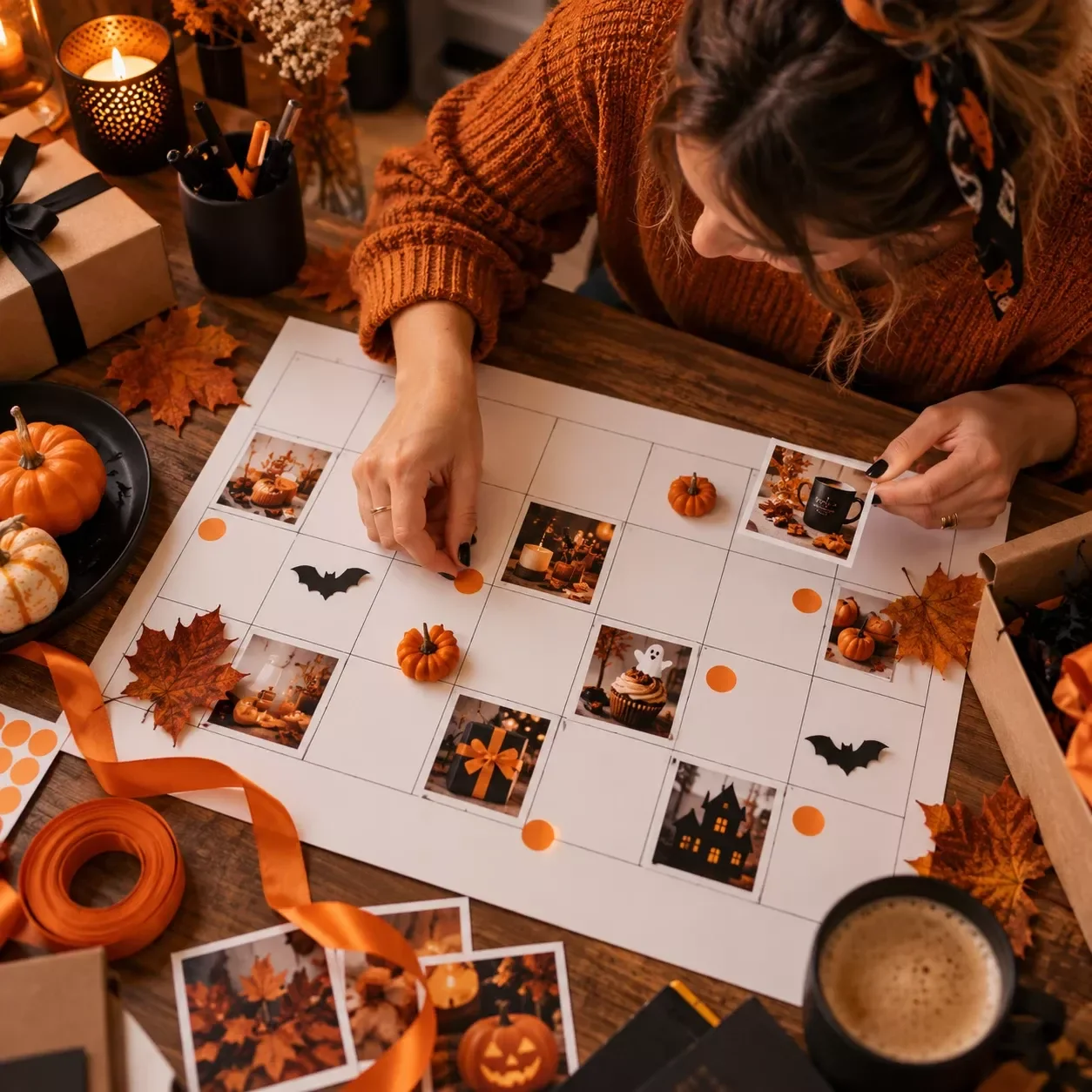 Marketing Calendar Planner from September to Halloween