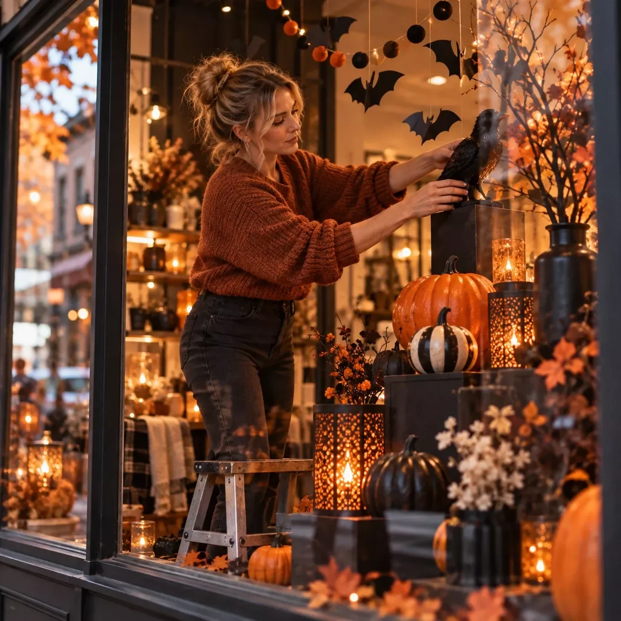 Shop Window Display Designer for Halloween