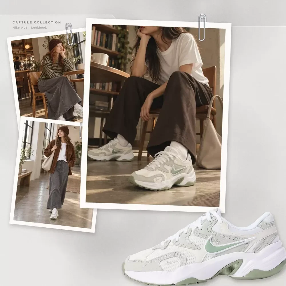 Nike AL8 Green & Chocolate Capsule Wardrobe