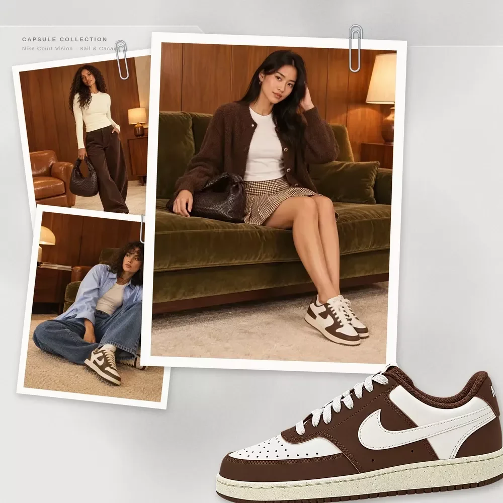 Nike Court Vision Low Nubuck 70s Capsule Wardrobe Under $500