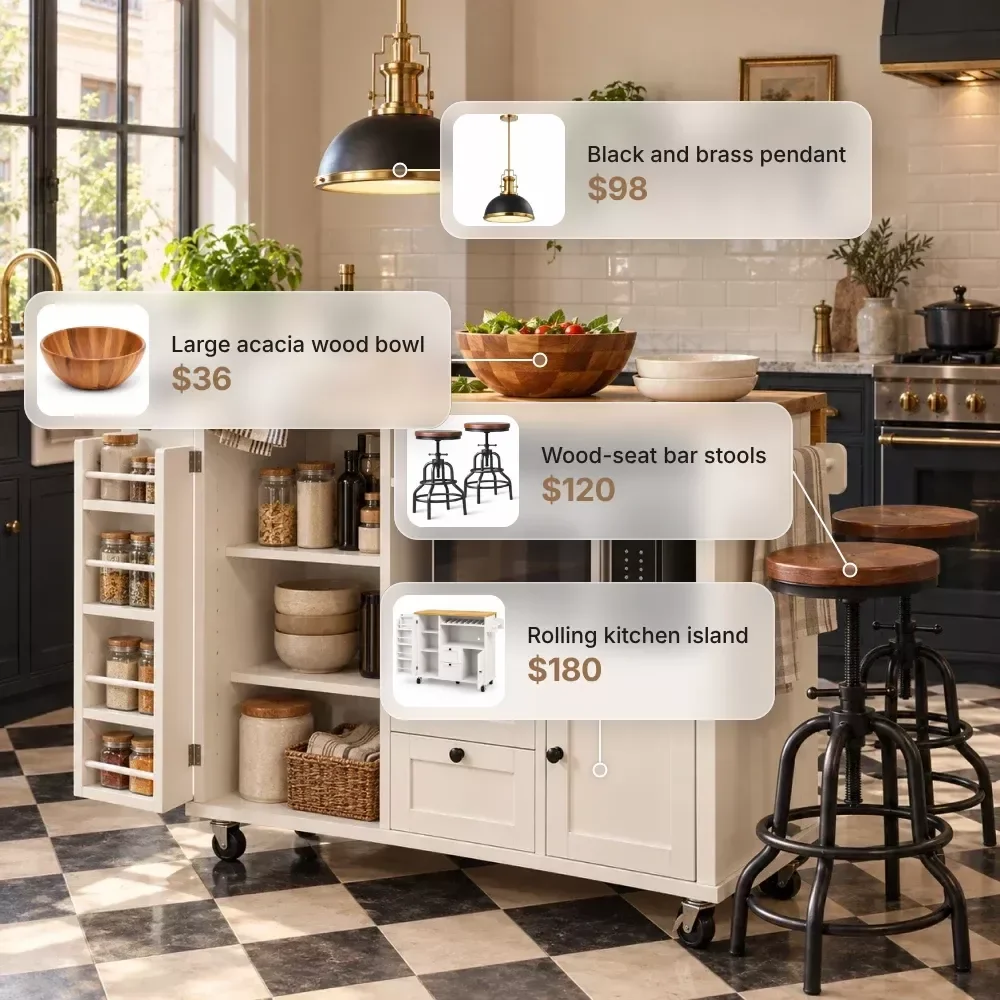 Modern Bistro Kitchen Under $500