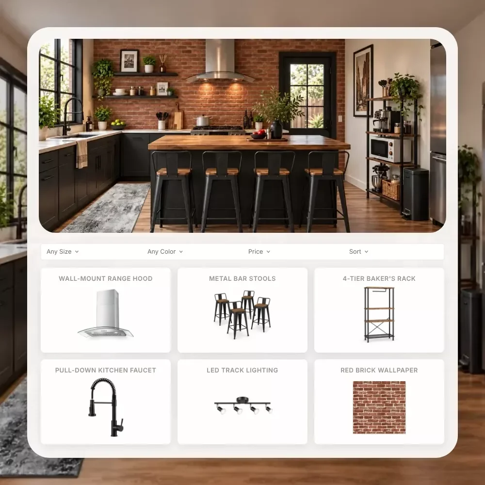 Industrial Kitchen Under $500
